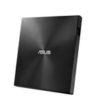 ASUS SDRW-08D2S-U LITE/BLACK/ASUS ZenDrive U9M Ultra-Slim External DVD Writer, Portable 8X DVD Burner, M-DISC Support, USB-C & A, Windows & MacOS