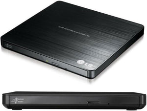 LG GP60NB50 8x Ultra Slim Portable External USB DVD Drive Burner - M Disc Silent Play Jamless Play (LS)