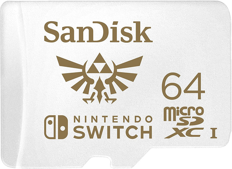 (LS) SanDisk 64GB microSD UHS-I Card for Nintendo Switch 100MB/s 60MB/s -25ºC to 85ºC (LS> SDSQXAO-064G-GN3ZN)