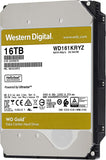 Western Digital Gold 16TB 3.5" Enterprise Class SATA 6 Gb/s HDD 7200 RPM Cache Size  512MB 5-Year Limited Warranty