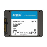 Crucial BX500 240GB 2.5" SATA3 6Gb/s SSD - 3D NAND 540/500MB/s 7mm 1.5 mil MTBF 3yr wty Acronis True Image Solid State Drive <250GB