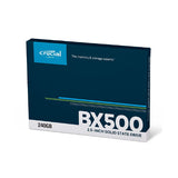 Crucial BX500 240GB 2.5" SATA3 6Gb/s SSD - 3D NAND 540/500MB/s 7mm 1.5 mil MTBF 3yr wty Acronis True Image Solid State Drive <250GB