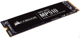 Corsair Force MP510 480GB NVMe PCIe SSD M.2 3480/2000 MB/s 490/120K IOPS 360TBW 1.8M hrs MTBF AES 256-bit Encryption 5yrs