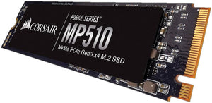 Corsair Force MP510 480GB NVMe PCIe SSD M.2 3480/2000 MB/s 490/120K IOPS 360TBW 1.8M hrs MTBF AES 256-bit Encryption 5yrs