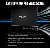 PNY CS900 4TB 2.5” SATA III Internal Solid State Drive (SSD) - (SSD7CS900-4TB-RB)  Sequential Read of up to 560 MB/s and Write of up to 540 MB/s