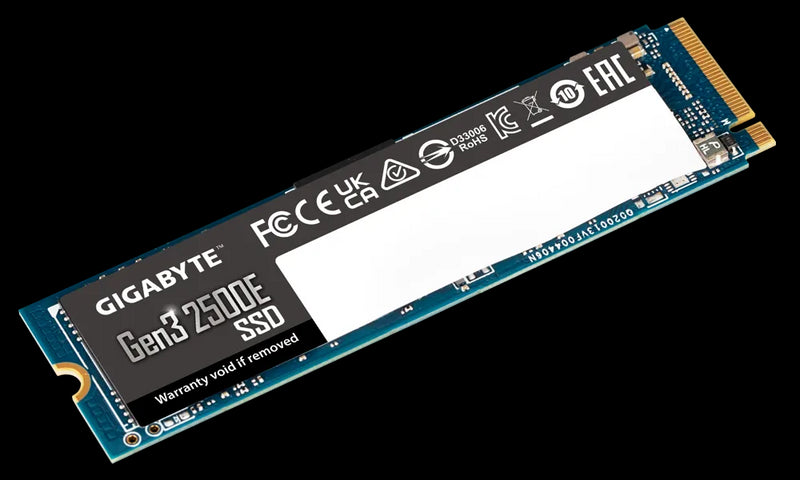 Gigabyte G325E 500G M2 500G PCIe 3.0x4, 2300/1500 MB/s 60k/240Kl MTBF 1.5m hr Limited 3 years or 240TBW