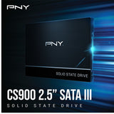 PNY CS900 250GB 2.5" SSD SATA3 535MB/s 500MB/s R/W  3yrs wty