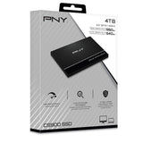 PNY CS900 4TB 2.5” SATA III Internal Solid State Drive (SSD) - (SSD7CS900-4TB-RB)  Sequential Read of up to 560 MB/s and Write of up to 540 MB/s