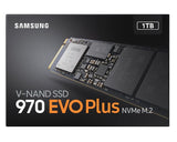 Samsung 970 EVO Plus 1TB PCIe NVMe SSD MLC 3500MB/s 3300MB/s 600K/550K IOPS 600TBW 5yrs wty