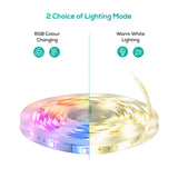 (LS) mbeat activiva 5m IP65 Smart RGB & Warm White LED Strip Lights