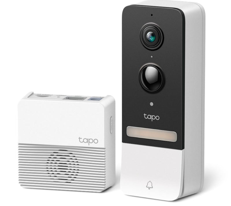 TP-Link Tapo D230S1 Smart Battery Video Doorbell, 2K 5MP Live View, Colour Night Vision, Water & Dust Resistant IP64