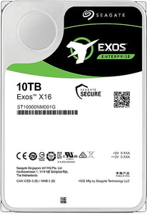 (LS) Seagate Exos X16 ENTERPRISE 512E/4 KN INTERNAL 3.5" SATA DRIVE, 10 TB, 6GB/S (LS> ST10000NM017B)