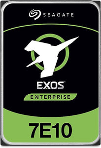 Seagate Exos 7E10 Enterprise Hard Drive 6 TB 512E/4KN, ITERNAL 3.5" SATA DRIVE, 2TB, 6GB/S, 7200RPM, 5YR WTY
