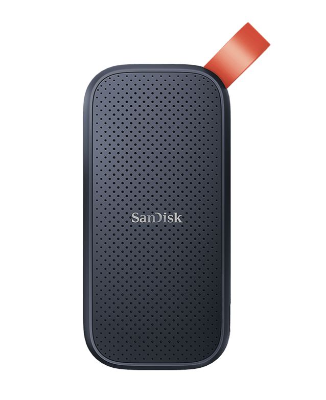 (LS) SanDisk Portable SSD SDSSDE30 480GB USB 3.2 Gen 2 Type C to A cable Read speed up to 520MB/s 2m drop protection 3yr warranty(LS>SDSSDE30-1T00-G26