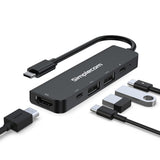 Simplecom CH550 USB-C 5-in-1 Multiport Adapter USB Hub PD HDMI 2.0 4K@60Hz (LS)