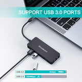 Simplecom CHN580 USB-C SuperSpeed 8-in-1 Multiport Hub Adapter Dock, 1x Gigabit Ethernet, 4K HDMI Output, 3x USB-A Ports, USB-C (LS) --> HXSI-CHT580