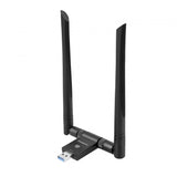 (LS) Simplecom NW811 AX1800 Dual Band WiFi 6 USB Adapter 802.11ax with 2x 5dBi High Gain Antennas (LS> NW811v2)