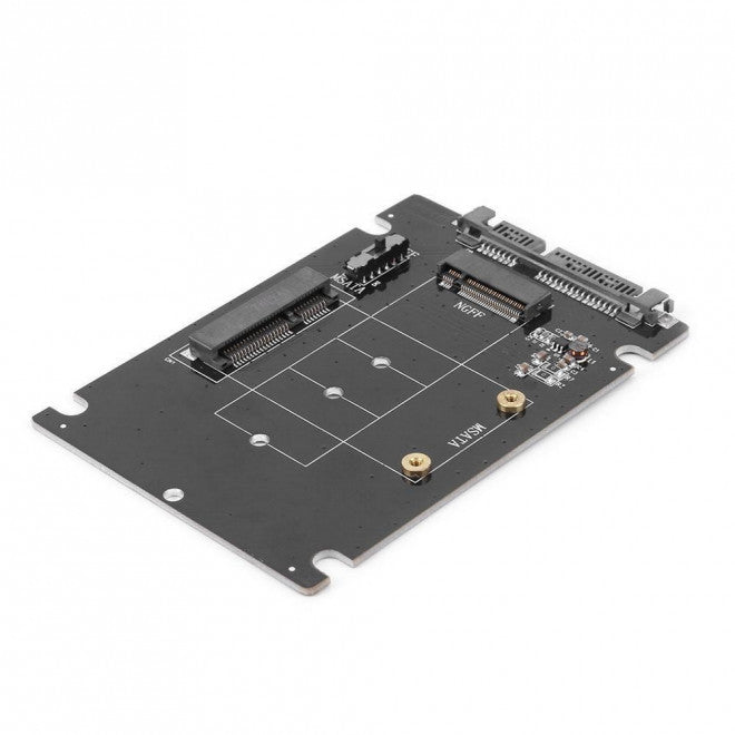 Simplecom SA207 mSATA + M.2 (NGFF) to SATA 2 In 1 Combo Adapter