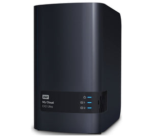 Western Digital WD My Cloud EX2 Ultra 4TB 2 Bay NAS 1.3GHz Dual-Core 1GB DDR3 RAID 2xUSB3.0 GbE LAN Sync Auto Backup 256 AES Encrypt Windows