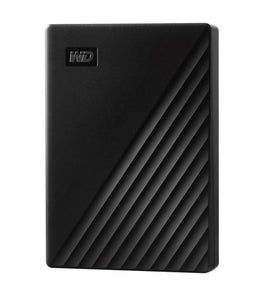 Western Digital My Passport 1TB USB 3.0 2.5" Portable External Hard Drive - 256-bit AES Encryption Slim Light Durable Shock Proof Black Plug & Play