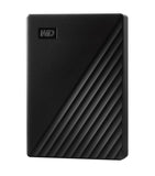 Western Digital My Passport 1TB USB 3.0 2.5" Portable External Hard Drive - 256-bit AES Encryption Slim Light Durable Shock Proof Black Plug & Play