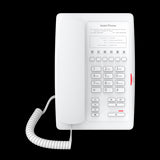 Fanvil H5 Hotel / Office Enterprise IP Phone - 3.5" Colour Screen, 1 Line, 6 x Programmable Buttons, Dual 10/100 NIC, POE, 2 Years Warranty- White