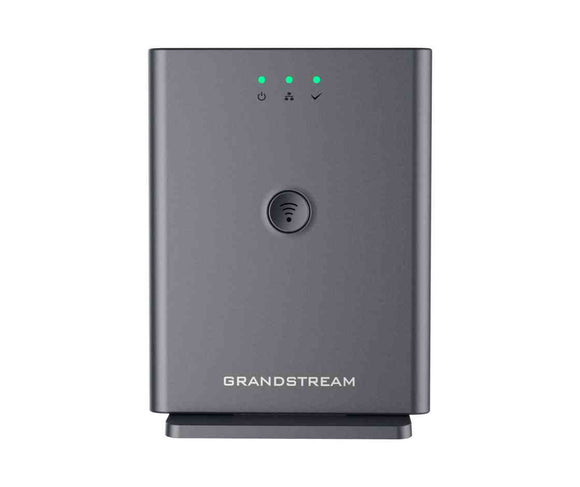 Grandstream DP752 DECT Base Station, Pairs w/ 5 DP Series DECT Handsets, Range up to 400 meters, Supports Push-to-Talk.