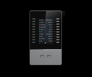 Grandstream GBX20 LCD Extension Module For GRP2615 & GXV3350 only, 20 Dual-colored Extension Keys, 4.3 inch TFT Color LCD