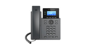 *LS Grandstream GRP2602G Carrier Grade 2 Line IP Phone, 2 SIP Accounts, 2.2" LCD, 132x48 Screen, HD Audio, Powerable Via POE, 5 way Conference, 1Yr Wt