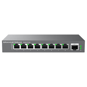 Grandstream IPG-GWN7701M Unmanged 2.5 Multi-Gigabit Switch, 8 x 2.5 Gige 1 x SFP+