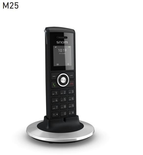 SNOM M25 Office Handset, Colour Screen, 75 Hours Standby Time, 3.5mm Headset Jack,  Multiple Language Support