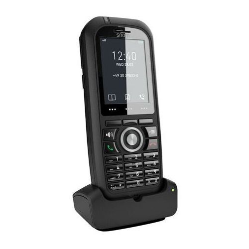 SNOM M80 IP DECT handset, Ruggedized, Bluetooth, HD Audio Quality, Backlit Keypad, Alarm Function, LED Color Display,