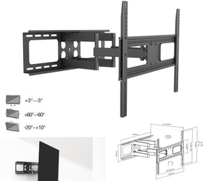 ViewSonic 40-70" LED, LCD Falt Panel Display Mount, support up to 50KG. 64-510mm pull out, VESA 200x200, 400x200, 300x300, 400x400, 600x 400