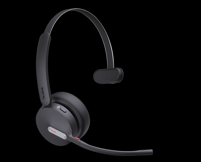 Yealink BH70 Bluetooth Wireless Mono Headset, Black, MS-USB-A; Top noise cancellation capability in the industry/Exceptional audio performance