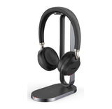 Yealink BH72 Bluetooth Wireless Stereo Headset, Charging Stand,Microsoft Teams & Zoom Certified,USB-A,Wireless Charging,Retractable Mic