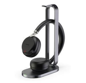 Yealink BH72 Bluetooth Wireless Stereo Headset, Charging Stand,Microsoft Teams & Zoom Certified,USB-A,Wireless Charging,Retractable Mic