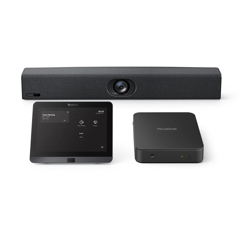 Yealink MVC S40-C4-000 Kit MicrosoftTeams Rooms System for Small to Medium Meeting Rooms, SmartVision 40, MCore Pro, MTouch-E2, Dual-Eye Camera System