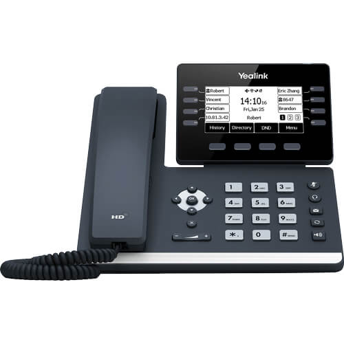 Yealink SIP-T53W, 12 Line IP HD Phone, 3.7