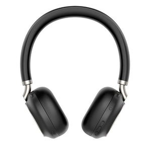 Yealink BH76 Teams Certified Bluetooth Wireless Stereo Headset, Black, ANC, USB-C, Rectractable Microphone, 35 hours battey life