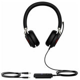 Yealink UH38 Dual Mode USB and Bluetooth Headset, USB-A,Teams Call Controller with Built-In Battery Dual Noise-Canceling Mics, Busy Light, *LS*