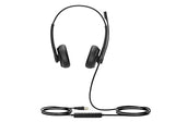 Yealink UH34 Dual UC USB Headset, Lightweight, All Day Wearing Comfort, Ear Wideband Noise Cancelling Microphone, Leather Ear Cushions, USB-A