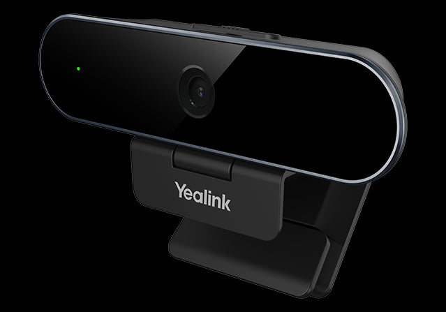 Yealink UVC20 Personal Webcam, 1080p/30FPS, USB Camera for Desktop PC, Built-in Lens Cap, Omni Directional Mic, Zoom, Teams