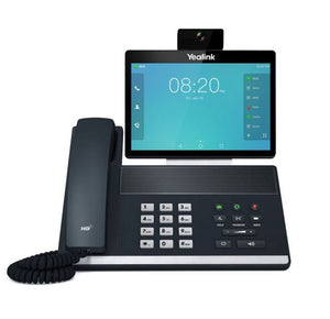 Yealink ZOOM-VP59 16 Line IP Full-HD Video Phone, 8" 1280 x 800 colour touch screen, HD voice, Dual Gig Ports, Bluetooth, WiFi, USB, HDMI, Teams &Zoom