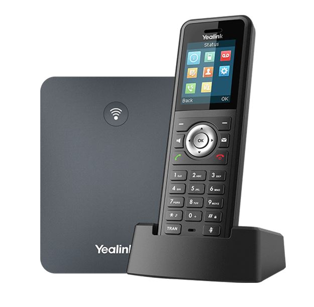 Yealink W79P DECT Solution including W70B Base Station and 1x W59R Handset, IP67 professional ruggedized, Microsoft SIP Gateway, Bluetooth