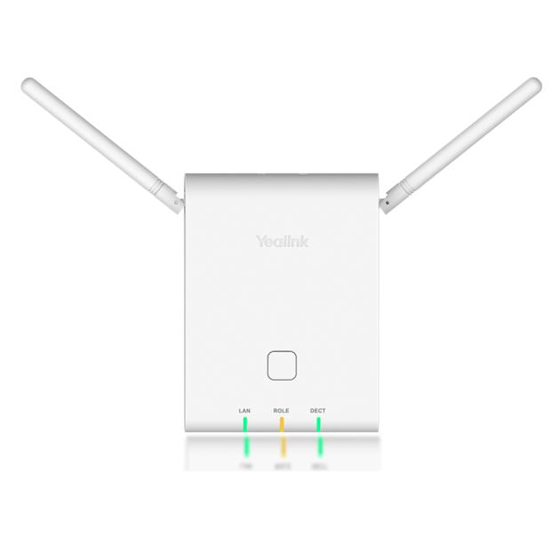 Yealink W90B Multicell DECT Base Station, support W53H,W56H,CP930W and DD Phone, PoE support, Wallmount only