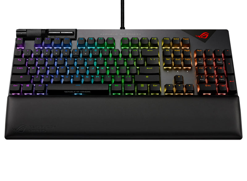 ASUS XA08 STRIX FLARE II/NXBN/US Gaming Mechanical Keyboard, 100% TKL, ROG NX Mechanical Switches, PBT Keycaps, 8000Hz 0.125ms, Media Controls