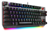 ASUS X802 ROG STRIX SCOPE NX TKL Blue Switch 80% Wired Mechanical RGB Gaming Keyboard for FPS Games, ROG NX Switches, Stealth Key, Aluminium Frame, RG