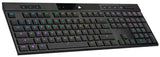 CORSAIR K100 RGB AIR Wireless Ultra-Thin Mechanical Gaming Keyboard, Backlit RGB LED, CHERRY ULP Tactile, Black