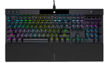 CORSAIR K70 RGB PRO Mechanical Gaming Keyboard, Backlit RGB LED, CHERRY MX Blue, Black, Black PBT Keycaps, Professional Gaming (EOL)