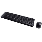 Logitech MK220 Wireless Keyboard & Mouse Combo Much smaller design, same keys 2.4 GHz 128-bit AES encryption Fewer battery hassles